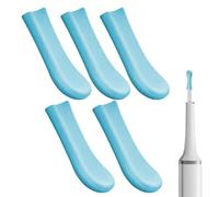 Zasdvn Punte di ricambio per cucchiaio per orecchie in silicone, Punte di ricambio per detergente per orecchie in silicone,Suggerimenti per la rimozione del cerume da 5 pezzi - Strumenti per la cura