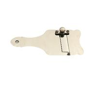 ZASEVES Lama Liscia in Acciaio Inox affettatrice, 18 x 8.5 cm, Argento, Confezione da 12
