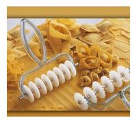 RULLO TAGLIA PASTA CON ROTELLINE REGOLABILI RAVIOLI LASAGNE FROLLA SFOGLIA