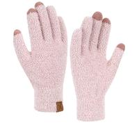 ZASFOU Donna Invernale Guanti Touch Screen Caldo Guanti Maglia Microfibra Elastica Regalo per Donna compleanno Natale Quando fa Freddo