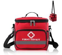 Zasjon Borsa Pronto Soccorso, Borsa per Medicinali Grande Capacità Kit Pronto Soccorso da Viaggio Portatile Porta Medicine da Viaggio Impermeabile Kit pronto Soccorso Casa per Casa, Ufficio, Esterno