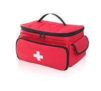 Zasjon Borsa Pronto Soccorso, Grande Capacità Borsa per Medicinali Porta Medicine da Viaggio Portatile Kit Pronto Soccorso da Viaggio Impermeabile Kit pronto Soccorso Casa per Casa, Esterno