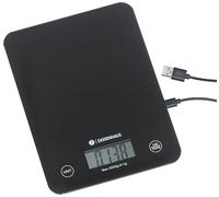 Zassenhaus Bilancia da cucina digitale Balance con funzione di ricarica USB, 5 kg/1 g, funzione di pesatura, particolarmente piatta, pannello di controllo con sensore touch