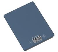 ZASSENHAUS Bilancia digitale da cucina Balance | Bilancia digitale con max. 5 kg in incrementi di 1 g | Bilancia domestica di alta qualità con 2 batterie incluse | 16,5 × 21,5 × 2 cm | Deep Sea