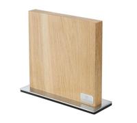 CEPPO MAGNETICO PORTA COLTELLI ESTERNO IN ACCIAIO INOX E QUERCIA "ZASSENHAUS"