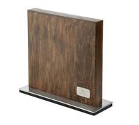 CEPPO MAGNETICO PORTA COLTELLI ESTERNO IN ACCIAIO INOX E FRASSINO "ZASSENHAUS"