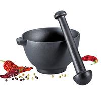 MORTAIO CON PESTELLO IN GHISA CON TRATTAMENTO ALIMENTARE "ZASSENHAUS" GERMANY