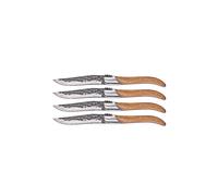 ZASSENHAUS Set di 4 coltelli da bistecca BULL in legno d'olivo marrone