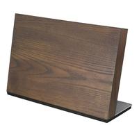 Zassenhaus STUDIO - Ceppo magnetico per coltelli da carne, coltello da taglio e altro ancora, per 8 coltelli, in legno di frassino/acciaio inox, 36 × 12,5 × 23 cm