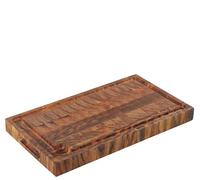 Zassenhaus Tagliere in legno di acacia, tagliere con scanalatura per succo, tagliere da cucina, legno per carne, legno duro coltivato in modo sostenibile, 45 x 25 x 4 cm