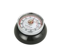Zassenhaus - Timer da cucina magnetico retrò, timer meccanico classico (nero)