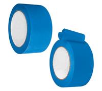 Zasvec Nastro per Mascheratura 2 Rotoli Nastro Adesivo per Pittura Nastro Sottile per Mascheratura Nastro Carta Imbianchino Nastro di Carta Blu Carta per Pittura per Lacado e Decorazione, 48mm*50m
