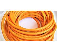 ZaTeChS Tubo per gas butano propano Rivestito in PVC da tubo flessibile di marca 500cm (5m) | 30 bar | Ø6,3mm | -30°C | Tubo gas per fornelli da campeggio | Intera bobina da 50m o a metraggio