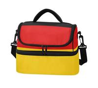 Zathe Borsa termica a doppio strato, con bandiera della Germania, impermeabile, con tracolla, per spiaggia, campeggio, viaggi su strada