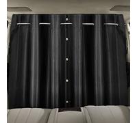 ZATOOTO 190 * 128 cm Auto Tende Privacy Divisorie, Parasole per Camper | Tessuto Oxford, Montaggio con Aste, Bottoni Magnetici Centrali, Tenda Divisoria Rimovibile, Oscurante