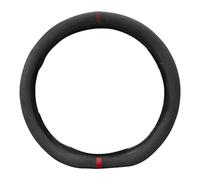 ZATOOTO Coprivolante per Auto, D Forma Sottile in Pelle Scamosciata Protezioni del Volante con Tocco Morbido, Antiscivolo e Sport, Dimensioni Universali 37-38cm / 14.5-15in