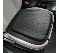 ZATOOTO Cuscino Sedile Auto Pelle Nappa, Coprisedile Auto Anteriore, Cuscino Auto Guidatore, Cuscino Per Auto Confortevole, Traspirante, Antiscivolo, Universale