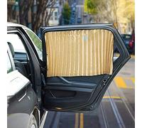 Zatooto - Parasole per finestrini laterali auto, 2 pezzi, colore: beige