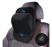 ZATOOTO Regolabile Cuscino Poggiatesta Auto, Cuscino Memory Foam Cervicale per Sedile Auto Guidatore, Confortevoli e Traspiranti (Nero)