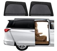ZATOOTO Schermo per finestrino auto per monovolume Minivan camion, confezione da 2, speciale copertura per finestrini auto a strato singolo per porte scorrevoli, grandi finestre quadrate, parasole per