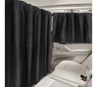 ZATOOTO Tende Divisoria Privacy Auto Set di 3, Tendine Parasole Auto Bambini, Tenda Oscuranti per Camper Finestrini per Viaggiare Grande 147 x 102 cm