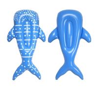 Zattera gonfiabile per bambini a forma di balena, in PVC, per piscina,