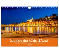 Zauber der Côte d'Azur (Wandkalender 2027 DIN A4 quer), CALVENDO Monatskalender