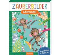 Zauberbilder - Dschungel: Ausmalen & Staunen