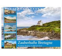 Zauberhafte Bretagne (Tischkalender 2026 DIN A5 quer), CALVENDO Monatskalender: Mit dem Wohnmobil und dem Fahrrad durch die Bretagne und bleiben wo es schön ist!