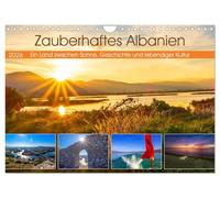 Zauberhaftes Albanien (Wandkalender 2026 DIN A4 quer), CALVENDO Monatskalender: Ein Land zwischen Sonne, Geschichte und lebendiger Kultur