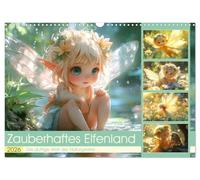 Zauberhaftes Elfenland. Die duftige Welt der Naturgeister (Wandkalender 2026 DIN A3 quer), CALVENDO Monatskalender: Eine Reise durch die zauberhafte Welt der Feen