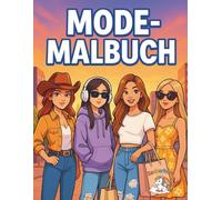 Zauberhorn Mode-Malbuch für Kinder und Jugendliche