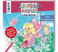 Zauberpapier Malbuch Feen-Prinzessinnen: Entdecke versteckte Muster und Motive!