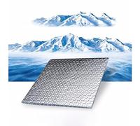 ZAURBA Isolante Termico Termosifoni Tetto, Pannello Termoriflettente Termosifoni Fogli Alluminio Barriera in Alluminio per Vapore, Porta Garage Camper (Size : 1x1m)