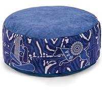 Zaveur Royal Court - Cuscino da meditazione per yoga - 45,7 cm - Cuscino rotondo in cotone per meditazione e yoga restauro - Cuscino da yoga per sedersi sul pavimento - sollievo dalla pressione e