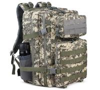 Zavothy Zaino da Viaggio Tattico Militare Grande Capacità 3 Giorni - Monospalla, Campeggio, Escursionismo, Esercito, Assalto 45L Camuffare