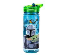 Zawadi Global Borraccia da 580 ml, motivo: Yoda di Star Wars, per bambini e scuola, realizzata in resistente Ecozen riutilizzabile, senza BPA