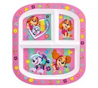 Zawadi Global Paw Patrol, piatto per colazione e pranzo con 3 sezioni, riutilizzabile, per bambini e bambine