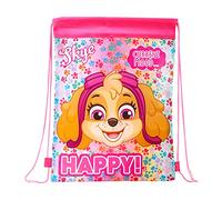 Zawadi Paw Patrol 11055-9582 - Borsa da scuola in PE con coulisse, per nuoto, calcio, sport e palestra, leggera, 44 x 33, Multicolore