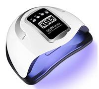 Zawaer Lampada Unghie UV LED, 280W 66pcs Lampada Professionale Semipermanente Curare Rapidamente Pedicure Fornetto Unghie, con Automatico Sensore e Schermo 4 Timer per Manicure a Casa e in Salone