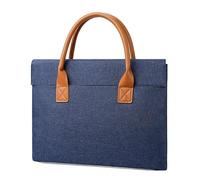 ZAWBNREOPC borsa da lavoro Borsa portadocumenti Oxford con manico e organizer for riunioni, ufficio e scuola, valigetta for il trasporto di documenti cartacei attrezzi(Blauw,L)