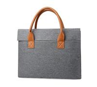 ZAWBNREOPC borsa da lavoro Borsa portadocumenti Oxford con manico e organizer for riunioni, ufficio e scuola, valigetta for il trasporto di documenti cartacei attrezzi(Grey,M)