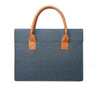 ZAWBNREOPC borsa da lavoro Borsa portadocumenti Oxford con manico e organizer for riunioni, ufficio e scuola, valigetta for il trasporto di documenti cartacei attrezzi(Gray-Blue,S)
