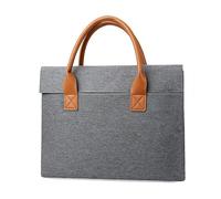 ZAWBNREOPC borsa da lavoro Borsa portadocumenti Oxford con manico e organizer for riunioni, ufficio e scuola, valigetta for il trasporto di documenti cartacei attrezzi(Grey,L)