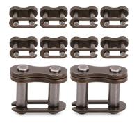 ZAWELIYO 10 Pezzi 25H Maglie a Catena, Connettore Ghisa Ad Alta Resistenza, Installazione Semplice, Non Sono Richiesti Strumenti Complicati per Maglie Principali e Collegamento