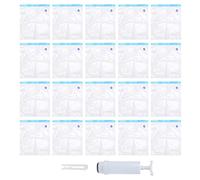 ZAWELIYO 20 Pz Essiccatore a Filamento, Sacchetti Sigillanti Sottovuoto con Estrattore a Pompa D'aria per la Conservazione e la Sigillatura dei Filamenti