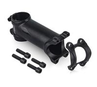 ZAWELIYO 31,8 Mm di Mountain Bike Stelo Road Bici Manubrio Gambo da Stelo Cicling in Lega di Alluminio Angolo Regolabile ± 7 Gradi Installazione Reversibile (Rosso)