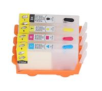 ZAWELIYO 4pcs Inchiostro Inchiostro Sostituzione di Inchiostro Sostituzione di Inchiostro Strai di Inchiostro Liscio Chip Permanente Buona Buona Vita per i Documenti di Prova delle Foto (564)
