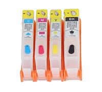 ZAWELIYO 4pcs Inchiostro Inchiostro Sostituzione di Inchiostro Sostituzione di Inchiostro Strai di Inchiostro Liscio Chip Permanente Buona Buona Vita per i Documenti di Prova delle Foto (685)