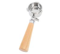 ZAWELIYO Accessori per Parti di Ricambio per Portafiltro per caffè da 54 Mm in Acciaio Inossidabile con Splitter a 2 Beccucci per Macchine da caffè Serie 870 880 (Legno di faggio tipo A2)